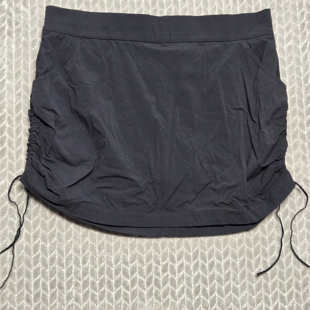 Columbia Sportswear Anytime Womens Black Ruched Side Cinch Skort XXL Activewear